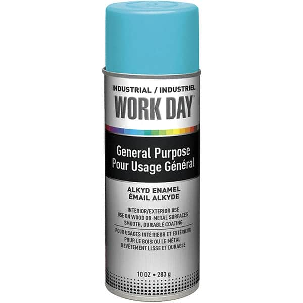 Krylon - Sky Blue, Gloss, Enamel Spray Paint - 9 to 13 Sq Ft per Can, 10 oz Container, Use on Ceramics, Glass, Metal, Plaster, Wood - A1 Tooling