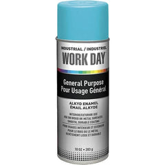 Krylon - Sky Blue, Gloss, Enamel Spray Paint - 9 to 13 Sq Ft per Can, 10 oz Container, Use on Ceramics, Glass, Metal, Plaster, Wood - A1 Tooling