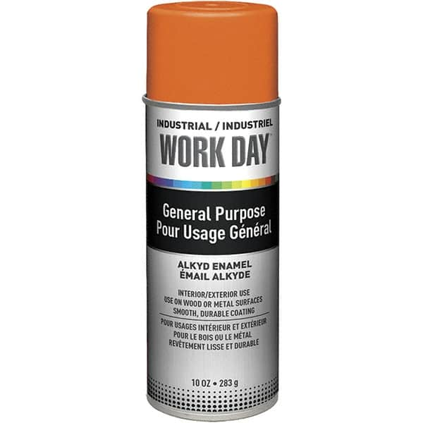 Krylon - Orange, Gloss, Enamel Spray Paint - 9 to 13 Sq Ft per Can, 10 oz Container, Use on Ceramics, Glass, Metal, Plaster, Wood - A1 Tooling