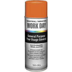 Krylon - Orange, Gloss, Enamel Spray Paint - 9 to 13 Sq Ft per Can, 10 oz Container, Use on Ceramics, Glass, Metal, Plaster, Wood - A1 Tooling