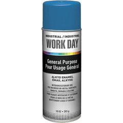 Krylon - True Blue, Gloss, Enamel Spray Paint - 9 to 13 Sq Ft per Can, 10 oz Container, Use on Ceramics, Glass, Metal, Plaster, Wood - A1 Tooling