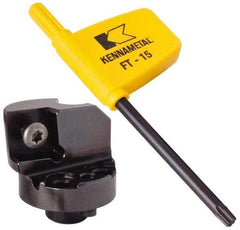 Kennametal - Right Hand Cut, 40mm Min Bore Diam, Size H32 Modular Boring Cutting Unit Head - Through Coolant, Compatible with CC.. - A1 Tooling