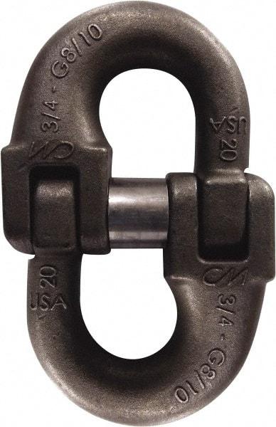 CM - 100 Grade Powder Coated Steel HammerLok Chain Coupling Link - 3/8" Diameter, 8,800 Lb Load Limit - A1 Tooling