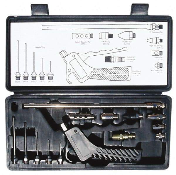 Coilhose Pneumatics - Plastic Blow Gun Kits - 1/4 Inlet, 150 Max psi - A1 Tooling