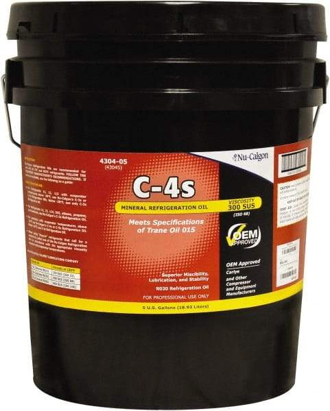 Nu-Calgon - 5 Gallon Pail Mineral Oil Refrigeration Oil - A1 Tooling