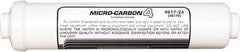 Nu-Calgon - 2.59" OD, 20µ, 6R Micromet Inline Cartridge Filter that Removes Silt, Sediment & Chlorine - 13" Long, Reduces Sediments, Tastes, Odors, Chlorine & Scale - A1 Tooling