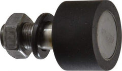 Osborn International - 1-1/4" Roller Diam x 0.843" Width, 1/2" Stud Diam x 1-1/4" Length, Plain Stud Load Runner - Urethane, 5/8" Thread Length, 1/2-20 Thread, 2.093" OAL, 110 Lb Dynamic Cap - A1 Tooling