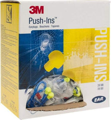 3M - Reusable, Corded, 28 dB Earplugs - Yellow, 100 Pairs - A1 Tooling