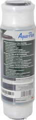 3M Aqua-Pure - 3" OD, 5µ, Cellulose Fiber Carbon & Scale Cartridge Filter - 9-3/4" Long, Reduces Dirt, Rust, Tastes, Odors & Scale - A1 Tooling