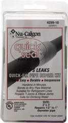 Nu-Calgon - 2" Wide x 3' Long General Purpose Pipe Repair Tape - -450 to 550°F, White - A1 Tooling