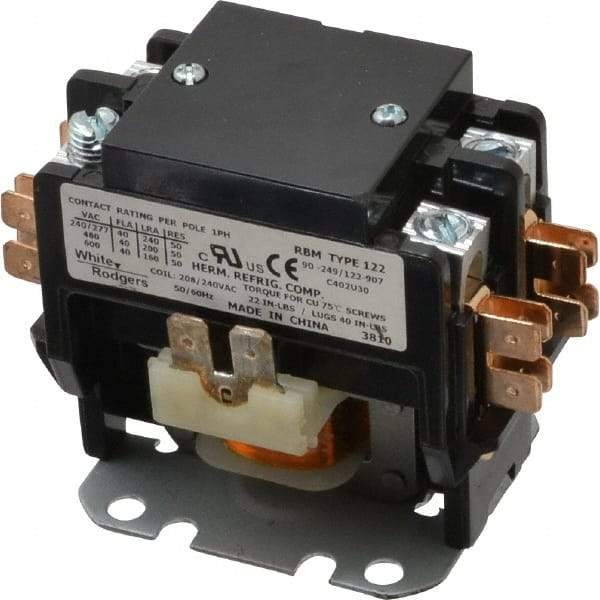 White-Rodgers - Definite Purpose Contactors   Number of Poles: 2    Resistive Load Rating (A): 50A@277VAC; 50A@480VAC; 50A@600VAC - A1 Tooling