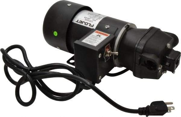 FloJet - 1/10 HP, 1/2 Inlet Size, 1/2 Outlet Size, with Manual onand off Switch, Diaphragm Spray Pump - 115 Input Voltage, Santoprene, Polypropylene, 3.20 Max GPM, 2500 Max RPM, Barbed - A1 Tooling