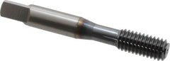 OSG - 3/8-16 UNC H7 Thread Limit Bottoming Thread Forming Tap - Powdered Metal High Speed Steel, TiCN Finish, 2-15/16" OAL, 1-1/4" Thread Length, Right Hand Thread, Series EXOTAP NRT - A1 Tooling