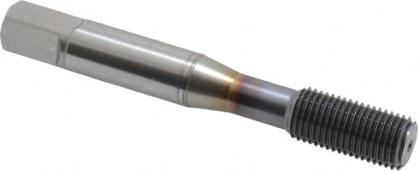 OSG - 3/8-24 UNF H7 Thread Limit Bottoming Thread Forming Tap - Powdered Metal High Speed Steel, TiCN Finish, 2-15/16" OAL, 1-1/4" Thread Length, Right Hand Thread, Series EXOTAP NRT - A1 Tooling