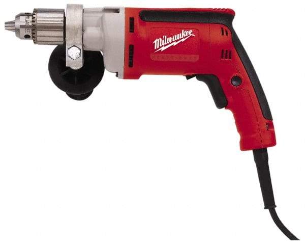 Milwaukee Tool - 1/2" Keyed Chuck, 850 RPM, Pistol Grip Handle Electric Drill - 8 Amps - A1 Tooling