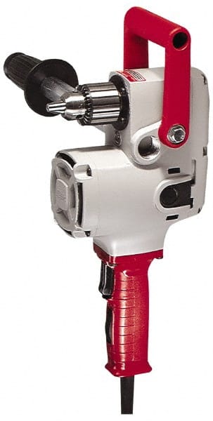 Milwaukee Tool - 1/2" Keyed Chuck, 300 & 1,200 RPM, Pipe Handle Electric Drill - A1 Tooling