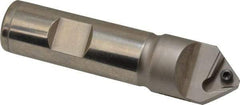 Ingersoll Cutting Tools - 82° Included Angle, 0.782" Drill Diam, 3-1/2" OAL, 3/4" Shank Diam, Indexable Spotting and Center Drill - TFLT 15 Insert Style - A1 Tooling