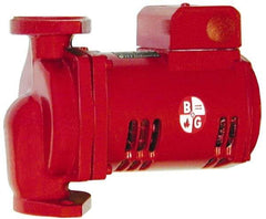 Bell & Gossett - 1/6 hp, 9-1/8" Long, 1 Phase, Cast Iron Housing, Noryl Impeller, Inline Circulator Pump - 115 Volt, 60 Hz, 6-3/8" Flange Width, Bell & Gossett Part No. 1BL002, 150 Max psi, ODP Motor - A1 Tooling