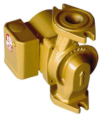 Bell & Gossett - 1/15 hp, 6-3/16" Long, 1 Phase, Bronze Housing, Noryl Impeller, Inline Circulator Pump - 115 Volt, 60 Hz, 6-3/8" Flange Width, Bell & Gossett Part No. 103351, 150 Max psi, ODP Motor - A1 Tooling