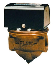 McDonnell & Miller - 100 psi, Brass Housing, High Sensitivity Flow Switch - 2.5 Flow Set Point, 0.12 to 2.5 GPM - A1 Tooling