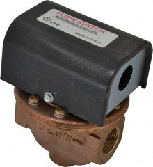 McDonnell & Miller - 100 psi, Brass Housing, High Sensitivity Flow Switch - 0.12 Flow Set Point, 0.12 to 2.5 GPM - A1 Tooling