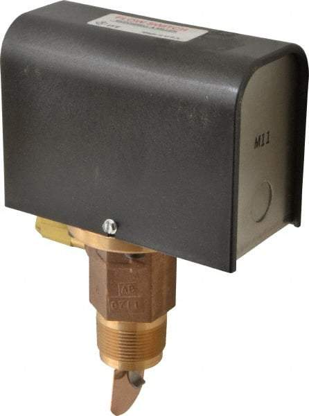 McDonnell & Miller - 300 psi, Brass Housing, General Purpose Flow Switch - 7.7 Flow Set Point, 4.8 to 998 GPM - A1 Tooling