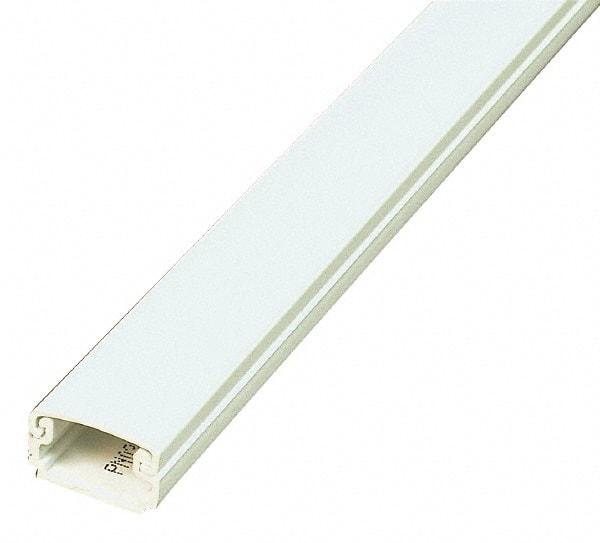 Wiremold - 2.44m Long x 1/2 Inch Deep x 13/16 Inch Wide, Raceway - Continuous Cover, 1 Channel, Ivory - A1 Tooling