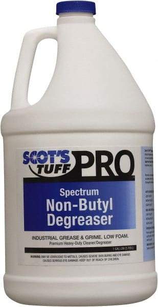 Scot's Tuff - 1 Gal Bottle Cleaner/Degreaser - Liquid, Concentrated, Low Sudsing, Pleasant - A1 Tooling