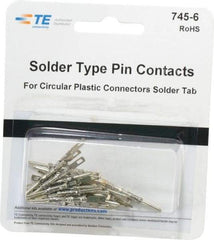 Tyco/Amp - Modular Receptacle Plug Connector Solder Pin Contact - A1 Tooling