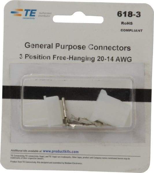 Tyco/Amp - Free Hanging Connector Kit - 20 to 14 AWG Compatible Wire Size - A1 Tooling