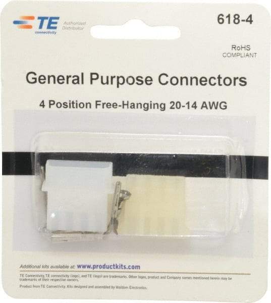 Tyco/Amp - Free Hanging Connector Kit - 20 to 14 AWG Compatible Wire Size - A1 Tooling