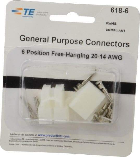 Tyco/Amp - Free Hanging Connector Kit - 20 to 14 AWG Compatible Wire Size - A1 Tooling