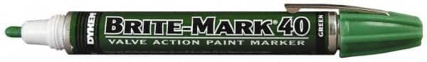 Dykem - Green Oil-Based Paint Marker - Broad Tip, Oil Based - A1 Tooling