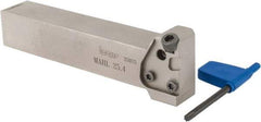 Iscar - MAH, External, Left Hand, Indexable Grooving Tool Holder - 1" Shank Height, 1" Shank Width, 5.6" OAL - A1 Tooling