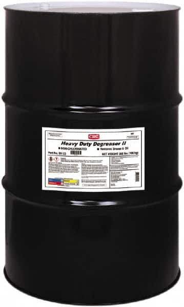 CRC - 55 Gal Drum Cleaner/Degreaser - Liquid, Petroleum Distillate & Nonchlorinated, Unscented - A1 Tooling