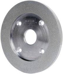 Norton - 6" Diam, 1-1/4" Hole Size, 7/16" Overall Thickness, 200 Grit, Type 6 Tool & Cutter Grinding Wheel - Very Fine Grade, Diamond - A1 Tooling