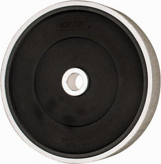 Norton - 100 Grit Diamond Bench & Pedestal Grinding Wheel - 6" Diam x 1" Hole x 1" Thick, Fine Grade - A1 Tooling