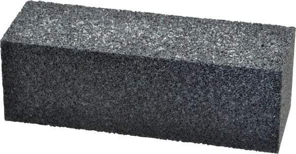 Made in USA - 6" Long x 2" Wide x 2" Thick, Silicon Carbide Sharpening Stone - Plain Rectangle, 24 Grit, Very Coarse Grade - A1 Tooling