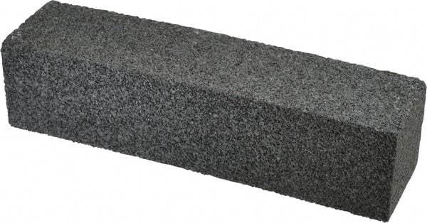 Made in USA - 8" Long x 2" Wide x 2" Thick, Silicon Carbide Sharpening Stone - Plain Rectangle, 24 Grit, Very Coarse Grade - A1 Tooling