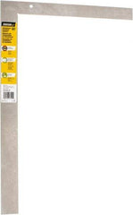 Johnson Level & Tool - 24" Blade Length x 16" Base Length, Anodized Finish, Aluminum Carpenters' Square - 1/8" Graduation, 2" Base Width - A1 Tooling