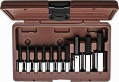 Paramount - 10 Piece 3/8 & 1/2" Drive Inch Hex Bit Socket Set - 1/8 to 5/8" Hex - A1 Tooling