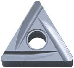 Kyocera - TNGG432 C Grade TN60 Cermet Turning Insert - TiCN/NbC Finish, 60° Triangle, 1/2" Inscr Circle, 3/16" Thick, 1/32" Corner Radius - A1 Tooling