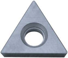 Kyocera - TPGB1.51.51 Grade TN60 Cermet Turning Insert - TiCN/NbC Finish, 60° Triangle, 3/16" Inscr Circle, 3/32" Thick, 1/64" Corner Radius - A1 Tooling