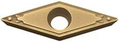 Hertel - VBMT331 EH Grade HT115CR Cermet Turning Insert - Uncoated, 35° Diamond, 3/8" Inscr Circle, 3/16" Thick, 1/64" Corner Radius, 16mm Long - A1 Tooling