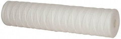 Pentair - 4-1/2" OD, 25µ, Polypropylene String-Wound Cartridge Filter - 20" Long, Reduces Sediments - A1 Tooling