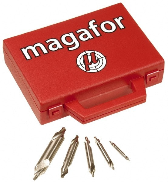 Magafor - Combination Drill & Countersink Sets Combination Drill and Countersink Material: High Speed Steel Included Angle: 82 - A1 Tooling