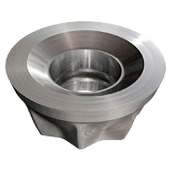 Iscar - R90CW1205 T Grade IC908 Carbide Milling Insert - TiAlN Finish, 0.1969" Thick, 12mm Inscribed Circle - A1 Tooling