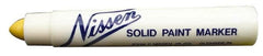 Markal - Yellow Solid Paint Marker - Soft Crayon Tip, Alcohol Base Ink - A1 Tooling