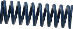 Associated Spring Raymond - 3/8" Hole Diam, 3/16" Rod Diam, 1" Free Length, Blue Die Spring - 30 Lb Max Deflection, 0.5" Max Deflection, Medium Duty, Chromium Alloy Steel - A1 Tooling