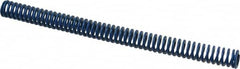 Associated Spring Raymond - 1/2" Hole Diam, 9/32" Rod Diam, 6-1/2" Free Length, Blue Die Spring - 45.5 Lb Max Deflection, 3.25" Max Deflection, Medium Duty, Chromium Alloy Steel - A1 Tooling